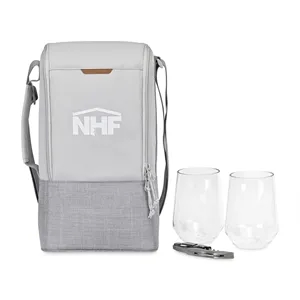 Parkview Recycled rPET Insulated Wine-to-Go Carry Tote