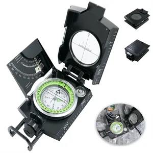 Luminous Multifunctional Geological Compass With Clinometer