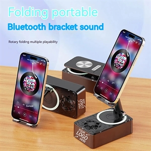 3-in-1 Phone Stand with Bluetooth Speaker and power bank