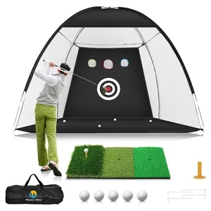 10x7ft Golf Practice Net with Tri-Turf Mat