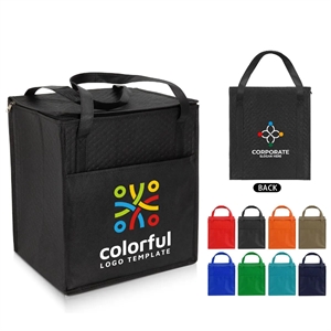 Custom Logo THERMAL GROCERY COOLER BAG ( 13" x 15" x 10" )