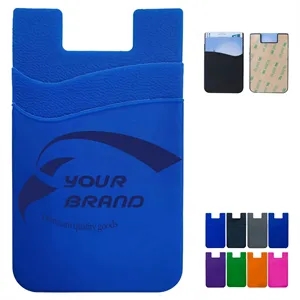 Silicone Phone ID Wallet Adhesive Card Holder
