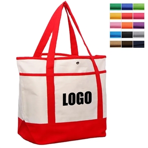 Heavy Duty Tote Bag with Outer Pocket