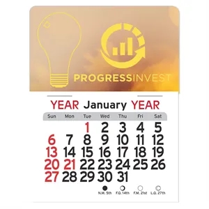 Adhesive Peel-N-Stick® Calendar - Light Bulb