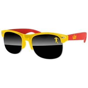 2-Tone Club Sport Sunglasses w/ 1-color imprint