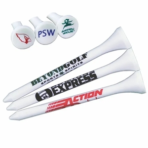 Tree Saver Eco-Friendly Golf Tees w/Cup & Shank Imprint