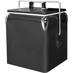 Custom Logo Vintage Metal Cooler Beverage Chiller And Ice Chest