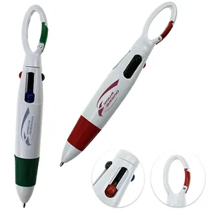 4-in-1 Multicolor Office School Retractable Ballpoint Pen