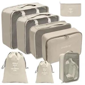 Packing Cubes 8 Sets Travel Luggage Organizers