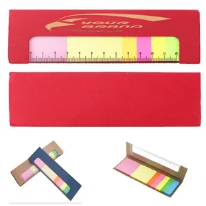 Book Marker Label Sticky Notes Index with Ruler