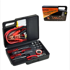 30pcs 12'' Car Emergency Roadside Auto Kit