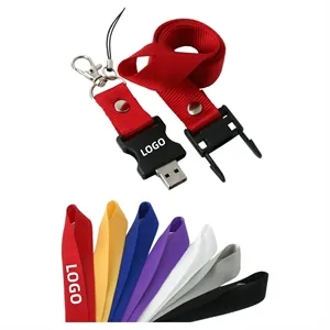 Lanyards Straps w/ USB Flash Drive