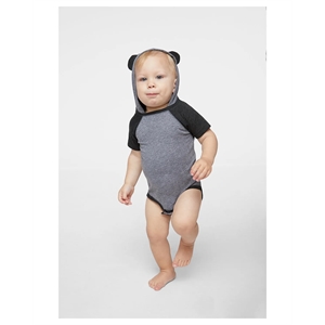 Rabbit Skins Infant Character Hooded Bodysuit with Ears