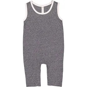 Rabbit Skins Infant Harborside Melange Tank Romper