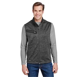 Dri Duck Compass Bonded Melange Sweater Fleece Vest