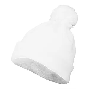 Augusta Sportswear Two Layer Acrylic Knit Pom Beanie