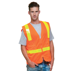 Bayside Unisex USA Made 22Surv-Y Class 2 ANSI High Vis Su...