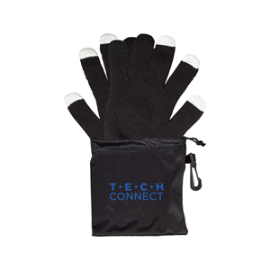 Prime Line Touchscreen-Friendly Gloves In Pouch