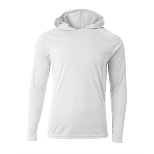 A4 Youth Long Sleeve Hooded T-Shirt