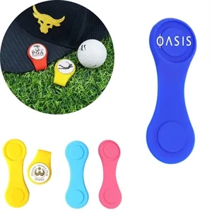 Custom Logo Golf Ball Marker Hat Clip Magnetic