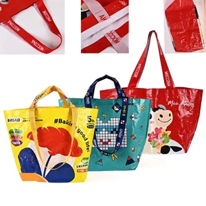 Custom Woven Bag with Full-Color Print & Laminate
