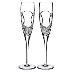 Wedding Vows Toasting Flute 210ml 7floz, Set of 2