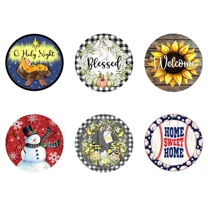 Custom Round Metal Signage