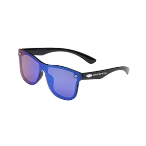 Custom Logo Spectator Mirrored Sunglasses (1 Color Imprint)