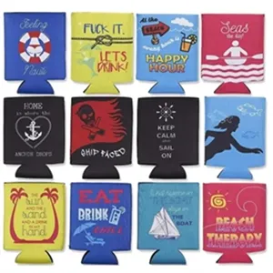 Custom Logo Neoprene Slim Magnetic Can Holder