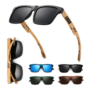 Custom Polarized Bamboo Wooden Sunglasses