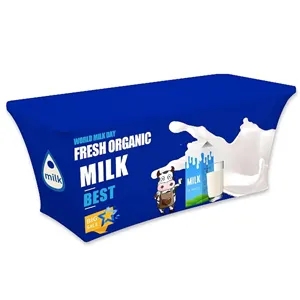 6' Full Color Standard Stretch Table Cover