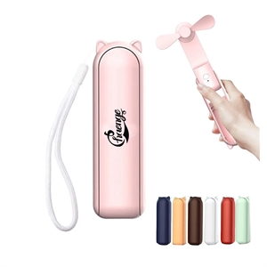 Handheld Foldable Mini Fan With Power Bank