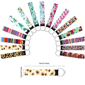 Full Color Wristband Key Chain Lanyard
