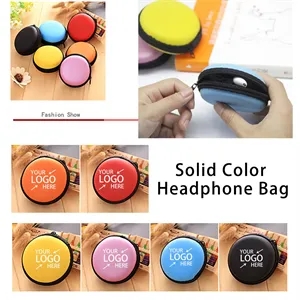 Solid Color Headphone Bag