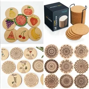 ECO Friendly Cork Wood Coaster