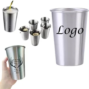 17 OZ Stainless Steel Beer Glass