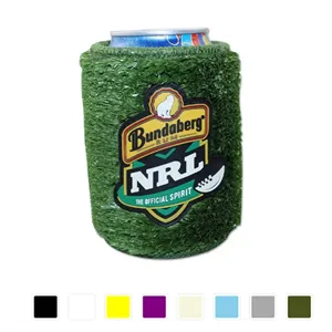 Custom Logo Artificial Grass Can Cooler (6.5cm W x 11cm H x 1cm D)