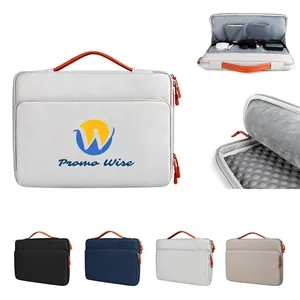 Waterproof Laptop Bag with Side Pockets Handle