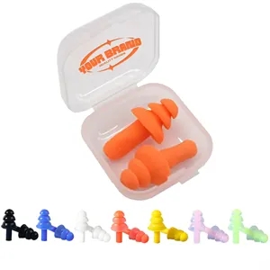 Soft Silicone Reusable Sleeping Noise Cancelling Earplugs