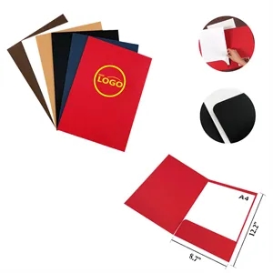 MOQ50 Paper Folder Contract Insertion Cardboard Envelope