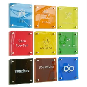 Custom Name Wall Mounted Acrylic Plaque Office Door Sign