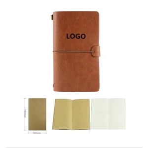 A6 Retro Soft Leather Bandage Notebook