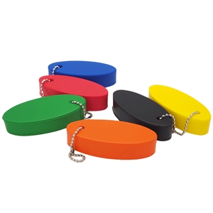 Oval Floater Foam Keychain