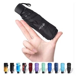 Custom Logo 42" Arc Mini Travel Umbrella