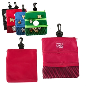 Portable Golf Ball Bag with Buckle