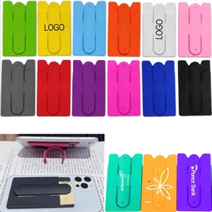 Silicone Cell Phone Stand and Card Holder