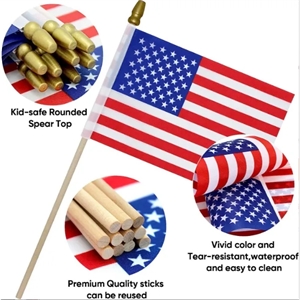 Custom Stick Hand Flag
