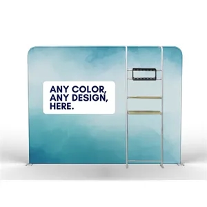 Premium 10' Backdrop w/ Shelves & Mount Kit