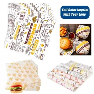 12*12inch Hamburger Wrapping Paper