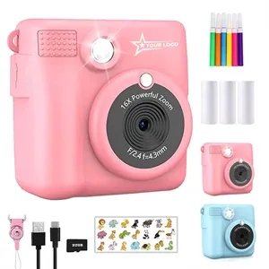 Instant Photo Print Camera for Kids with Thermal Paper